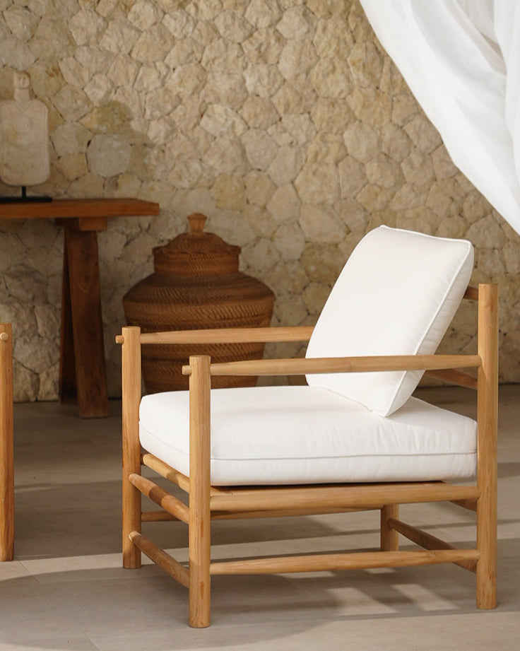 Sol Single Sofa White