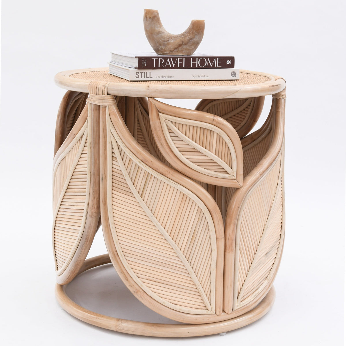 THE PALM ROUND SIDE TABLE ZEPHYR HOME