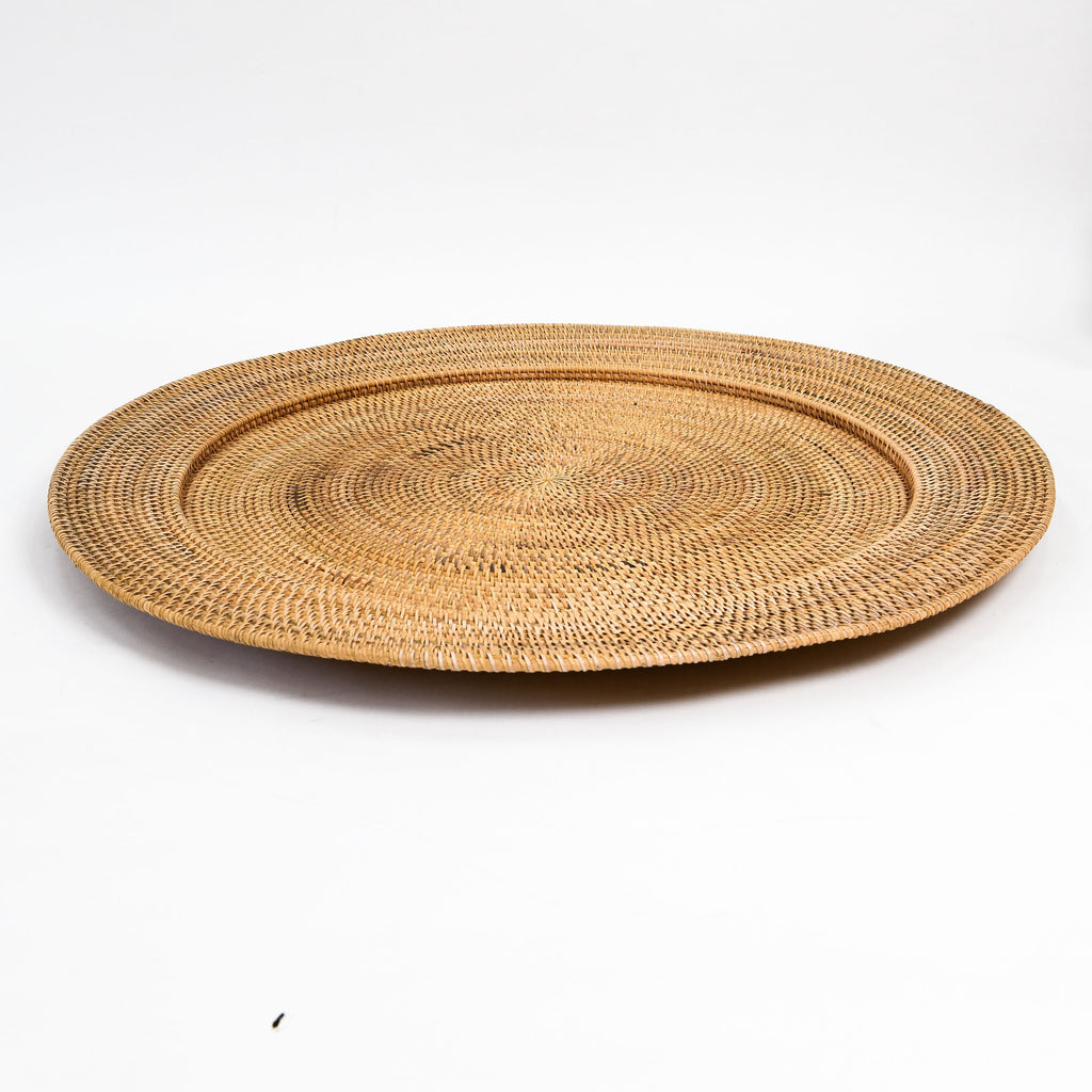RATTAN WALL PLATE | LARGE 100CM