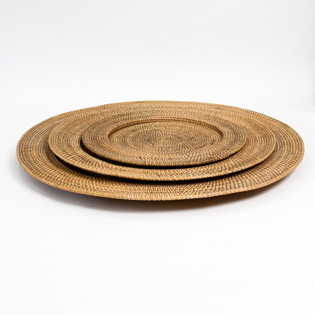 RATTAN WALL PLATE | LARGE 100CM