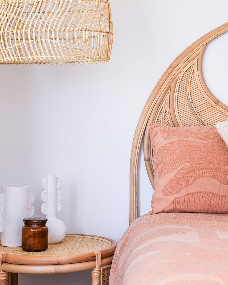 Copa Rattan Round Bedside Tables