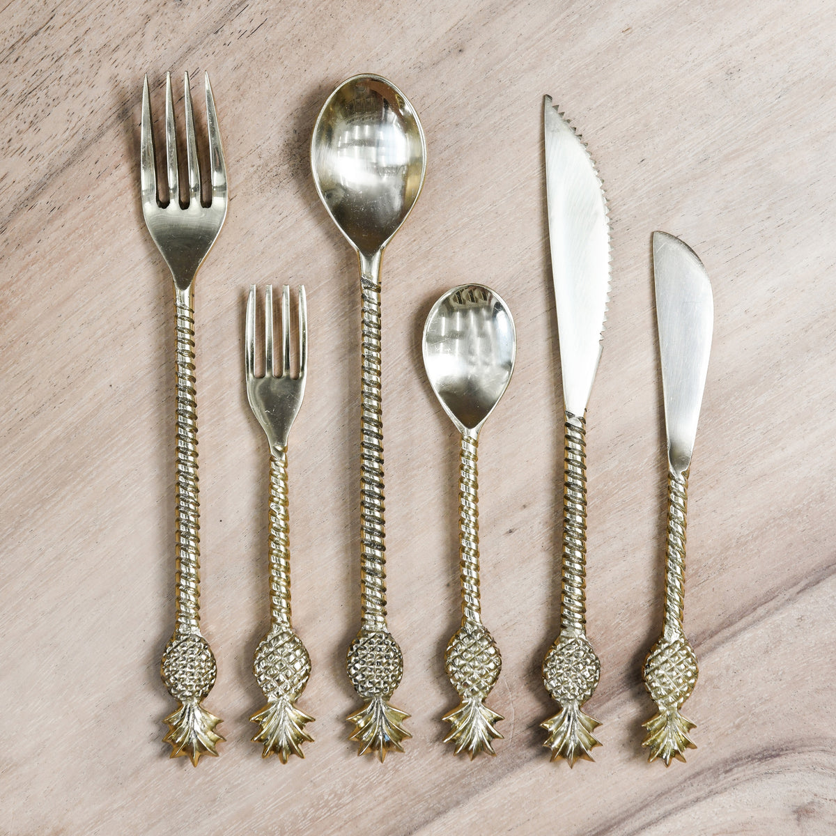 PINEAPPLE KNIFE BRASS ZEPHYR HOME