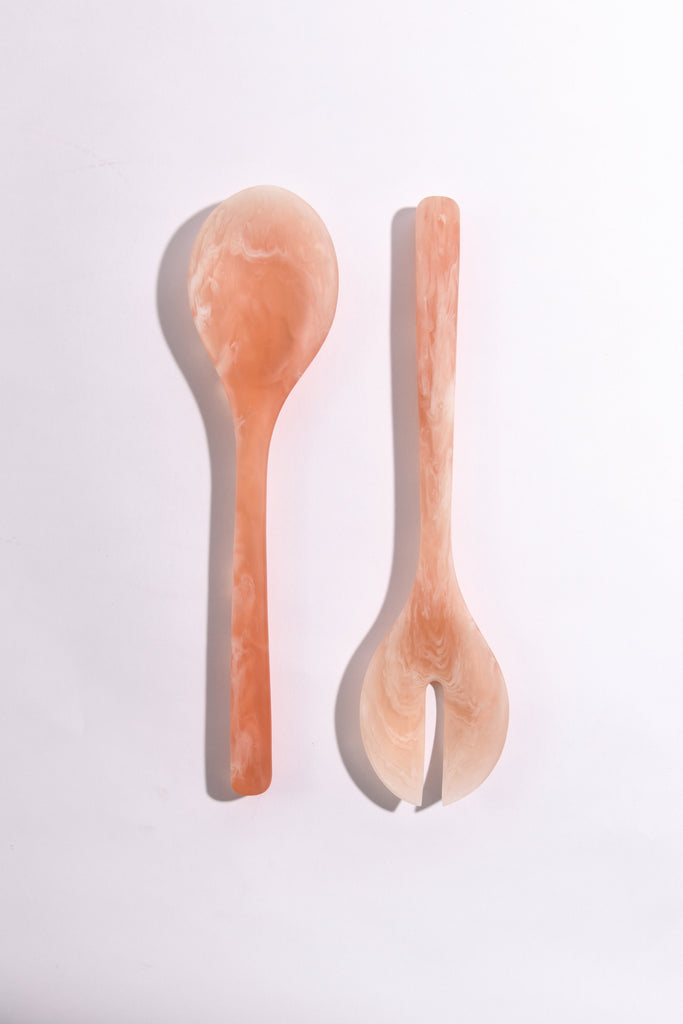 RESIN SALAD SERVERS | JUST PEACHY