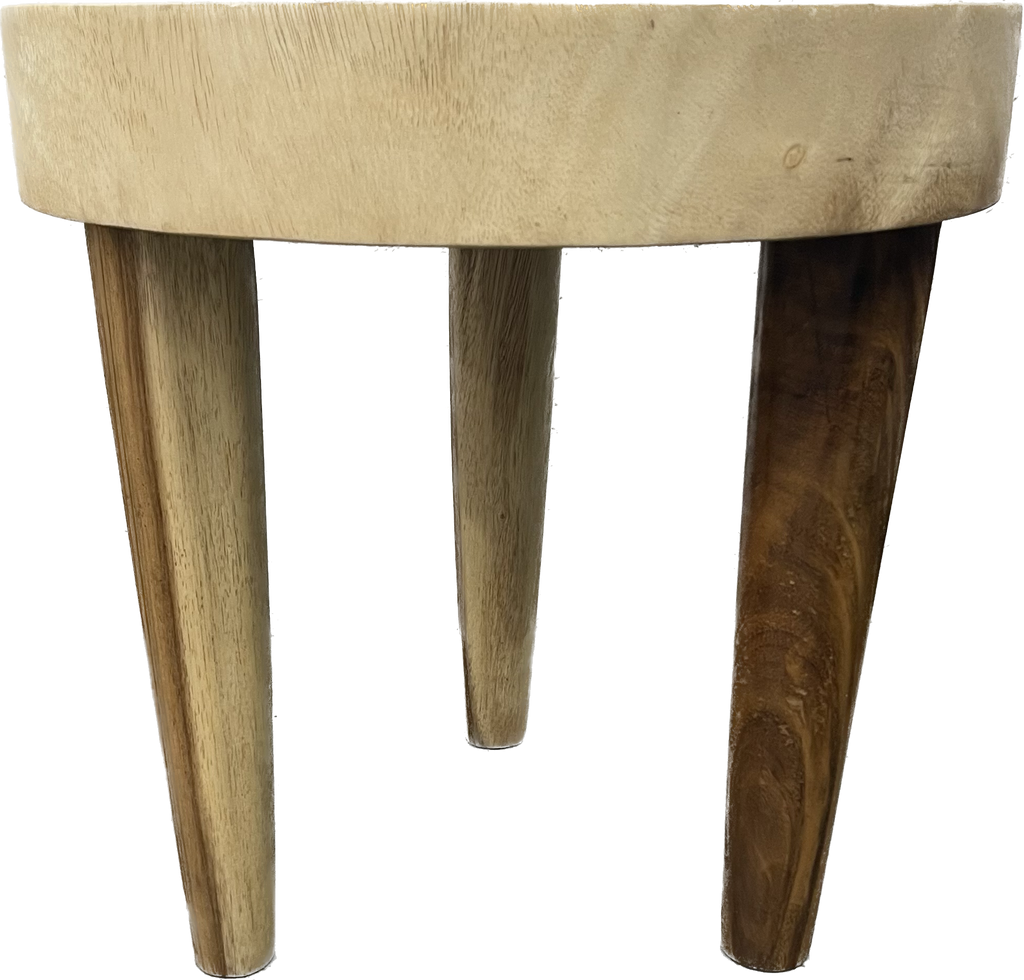 RUSTIC TIMBER SIDE TABLE | SMALL