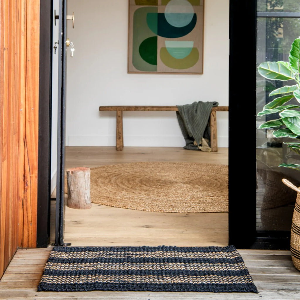 JONES STRIPE JUTE DOORMAT