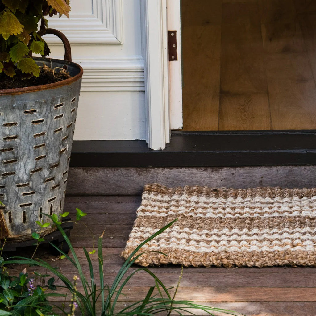 OSBOURNE STRIPE JUTE DOORMAT