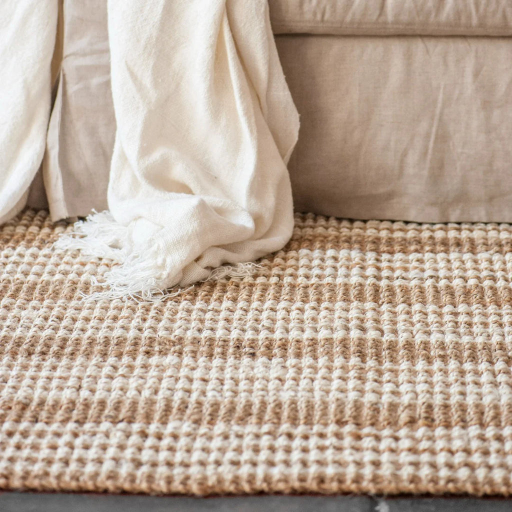 OSBOURNE STRIPE JUTE RUGS & RUNNERS