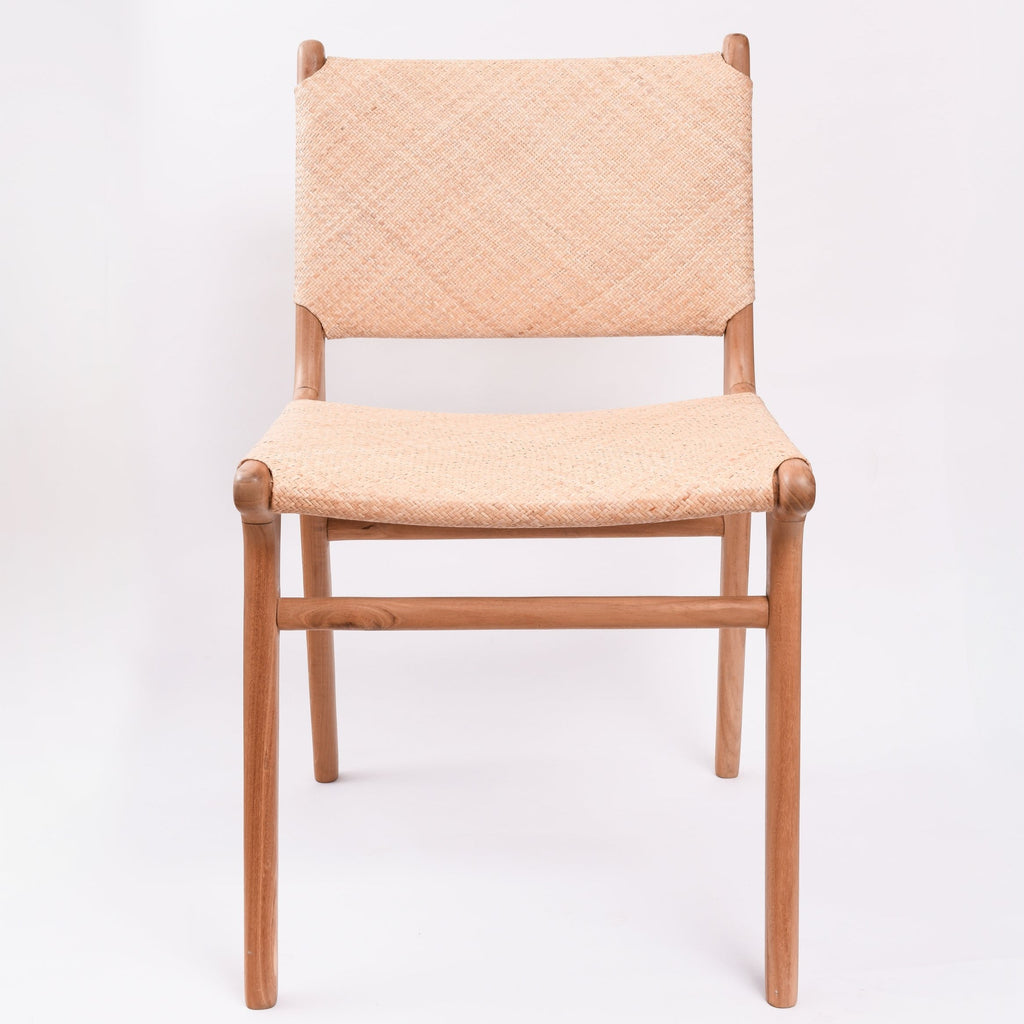 ZULU BORNEO RATTAN DINING CHAIR | NATURAL