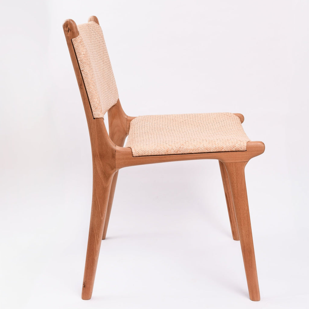 ZULU BORNEO RATTAN DINING CHAIR | NATURAL