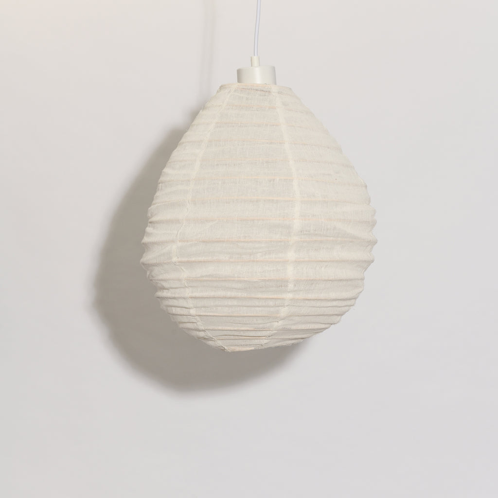 LINEN PENDANT - PEAR 35cm