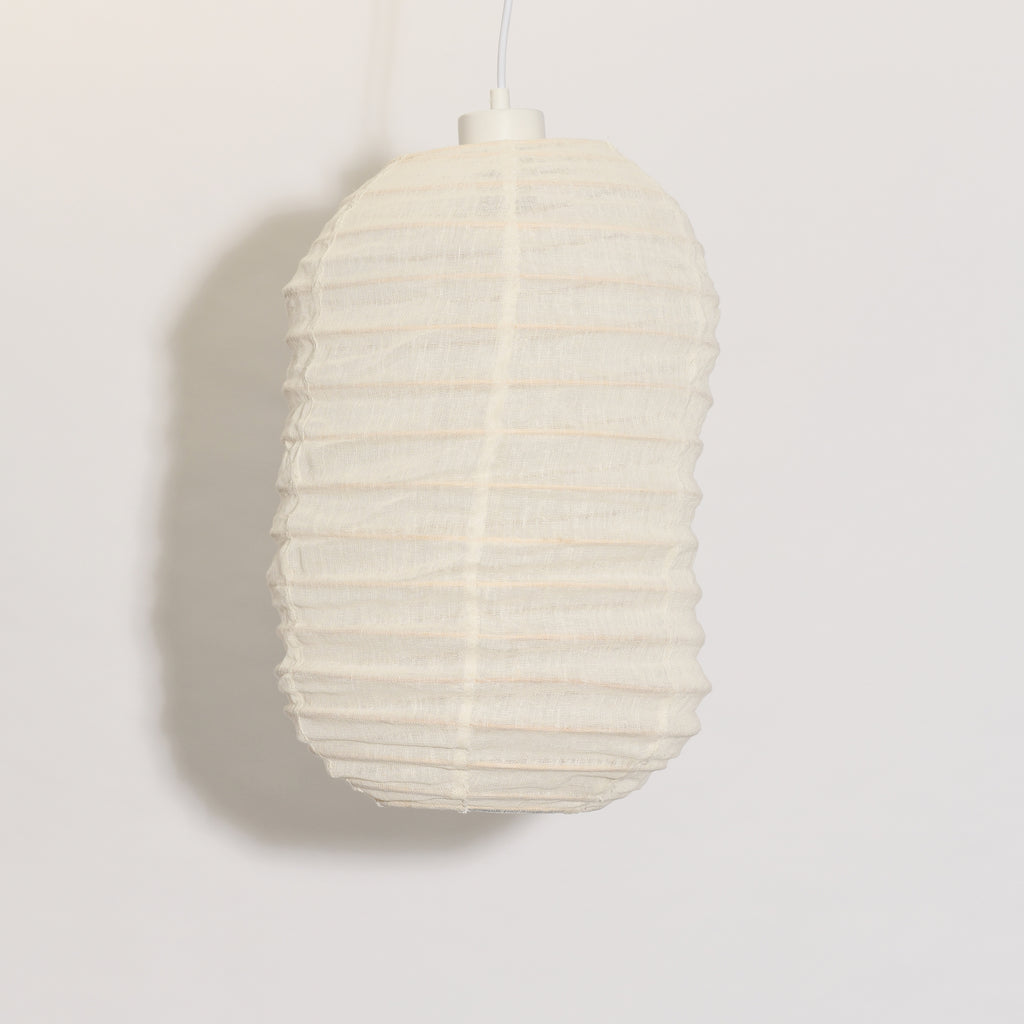 LINEN PENDANT - CYLINDER 35cm