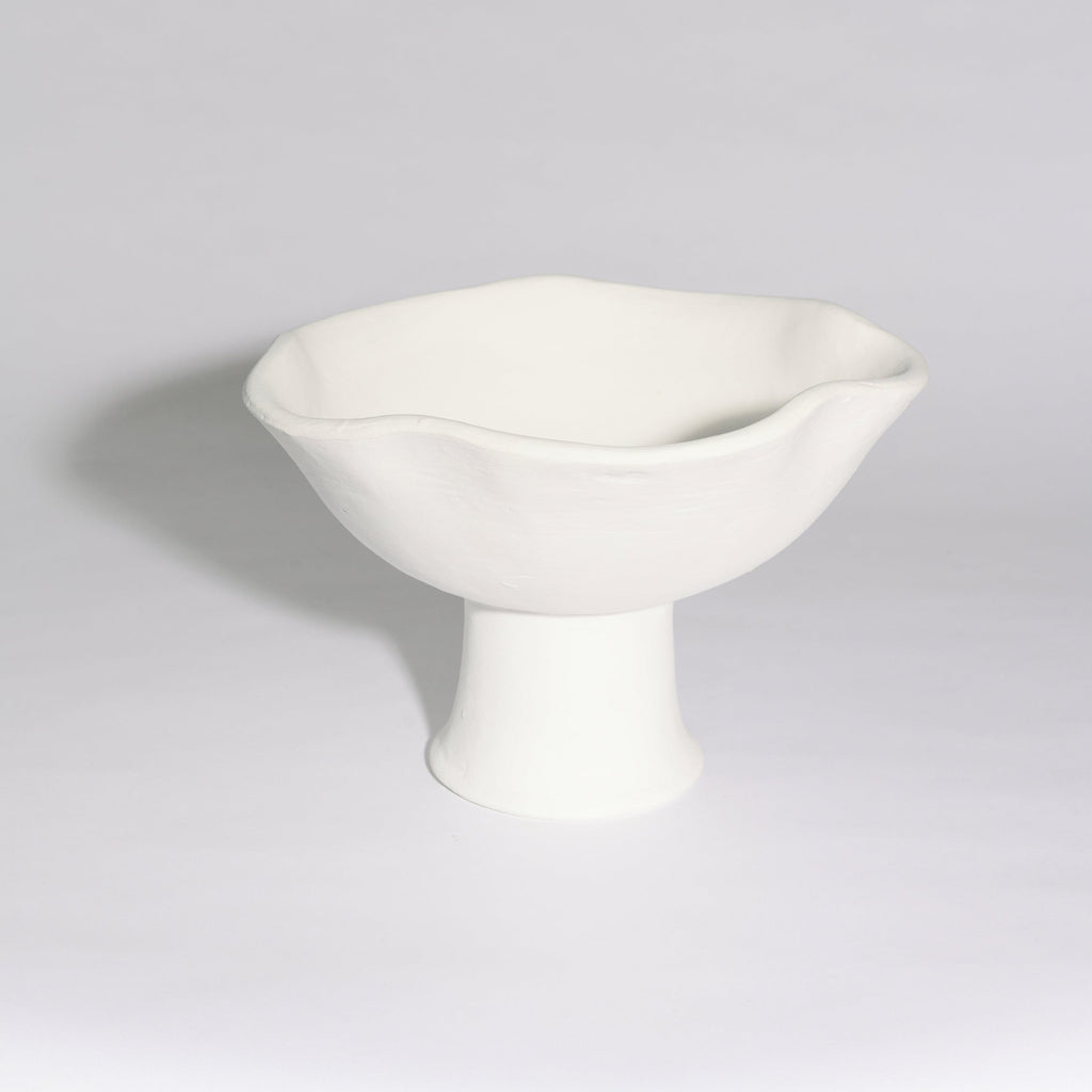 LOTUS FOOTED BOWL | WHITE