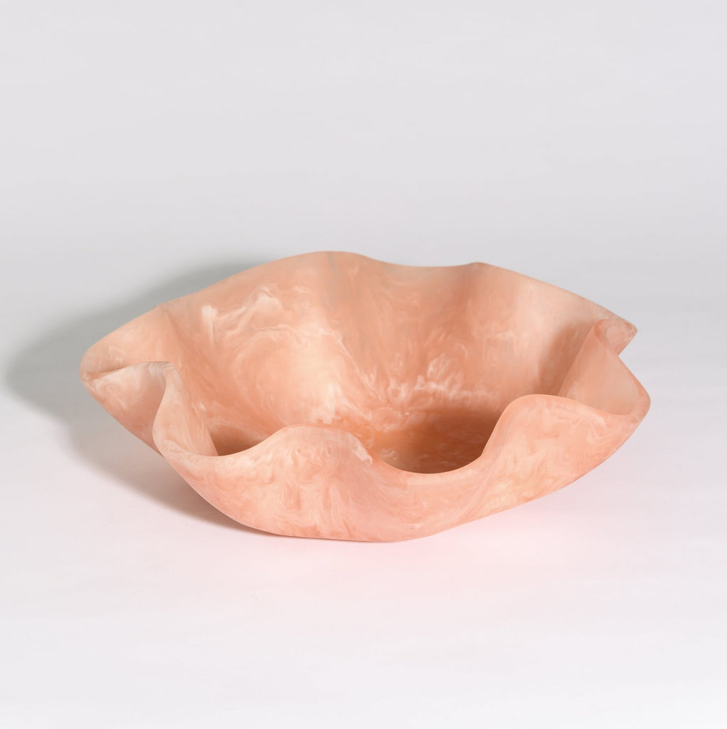 RESIN FLOWER BOWL | JUST PEACHY