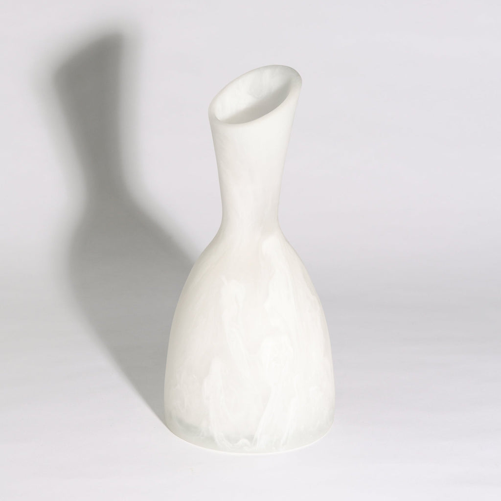 RESIN CARAFE/VASE | SNOW WHITE