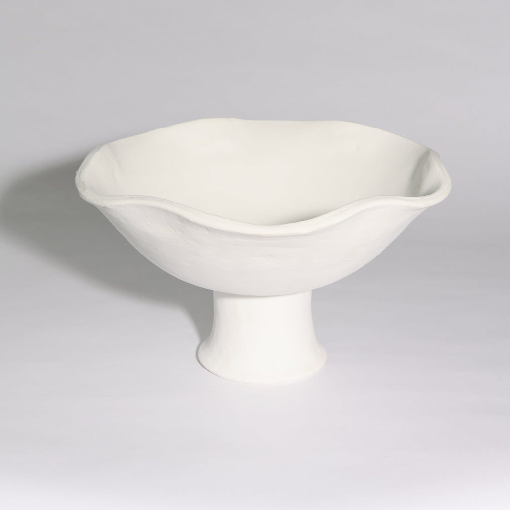 LOTUS FOOTED BOWL | WHITE