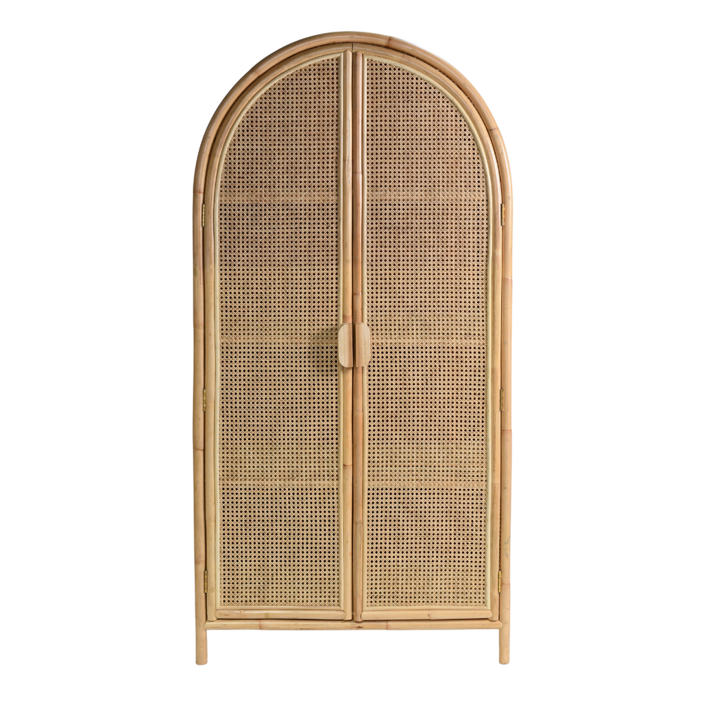 Rattan online arch cabinet