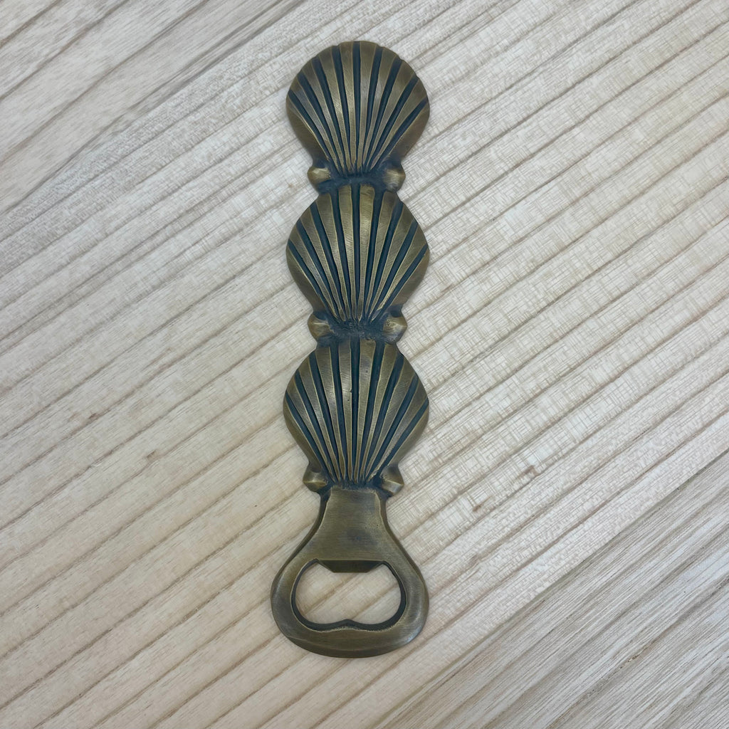 SEASHELL BOTTLE OPENER | ANTIQUE BRASS