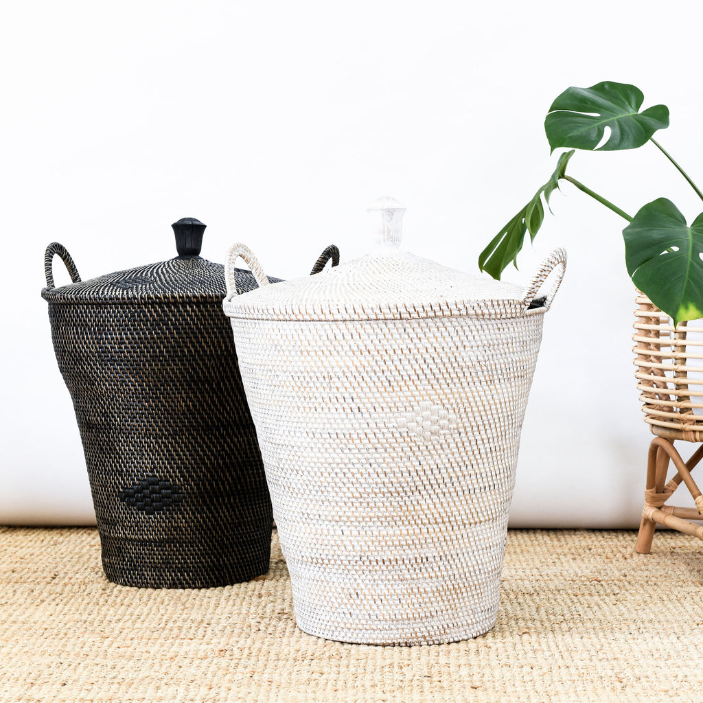 SOUK SEAGRASS BASKET | WHITE