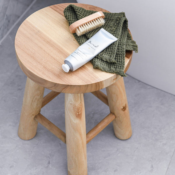MIMI SOLID TEAK STOOL ZEPHYR HOME
