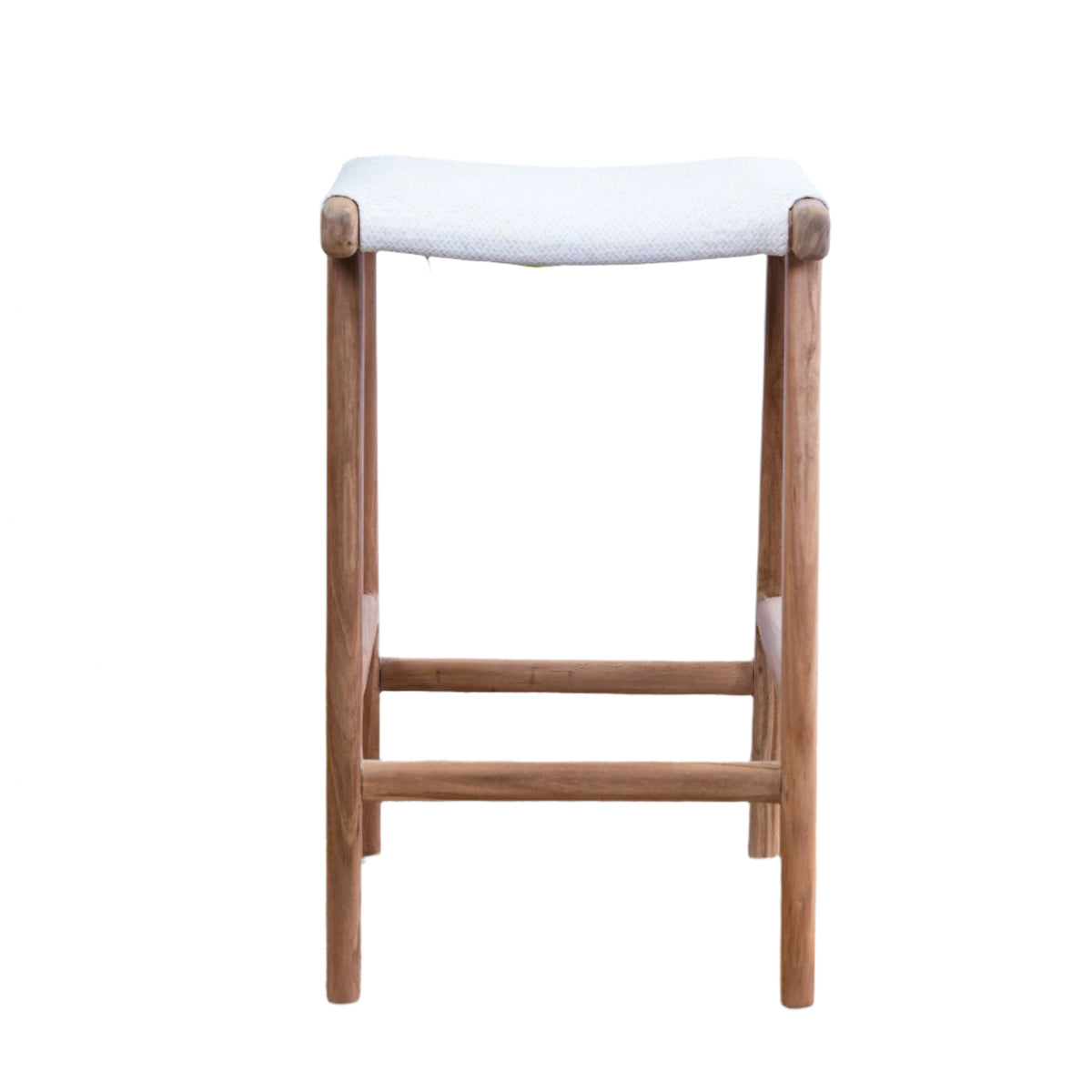 ZULU BORNEO RATTAN STOOL WHITEWASH ZEPHYR HOME