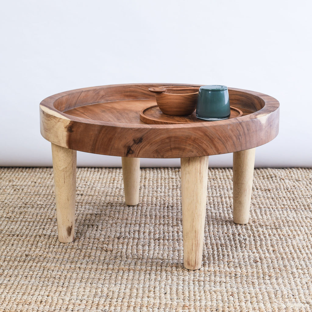 RUSTIC TIMBER COFFEE TABLE | LARGE