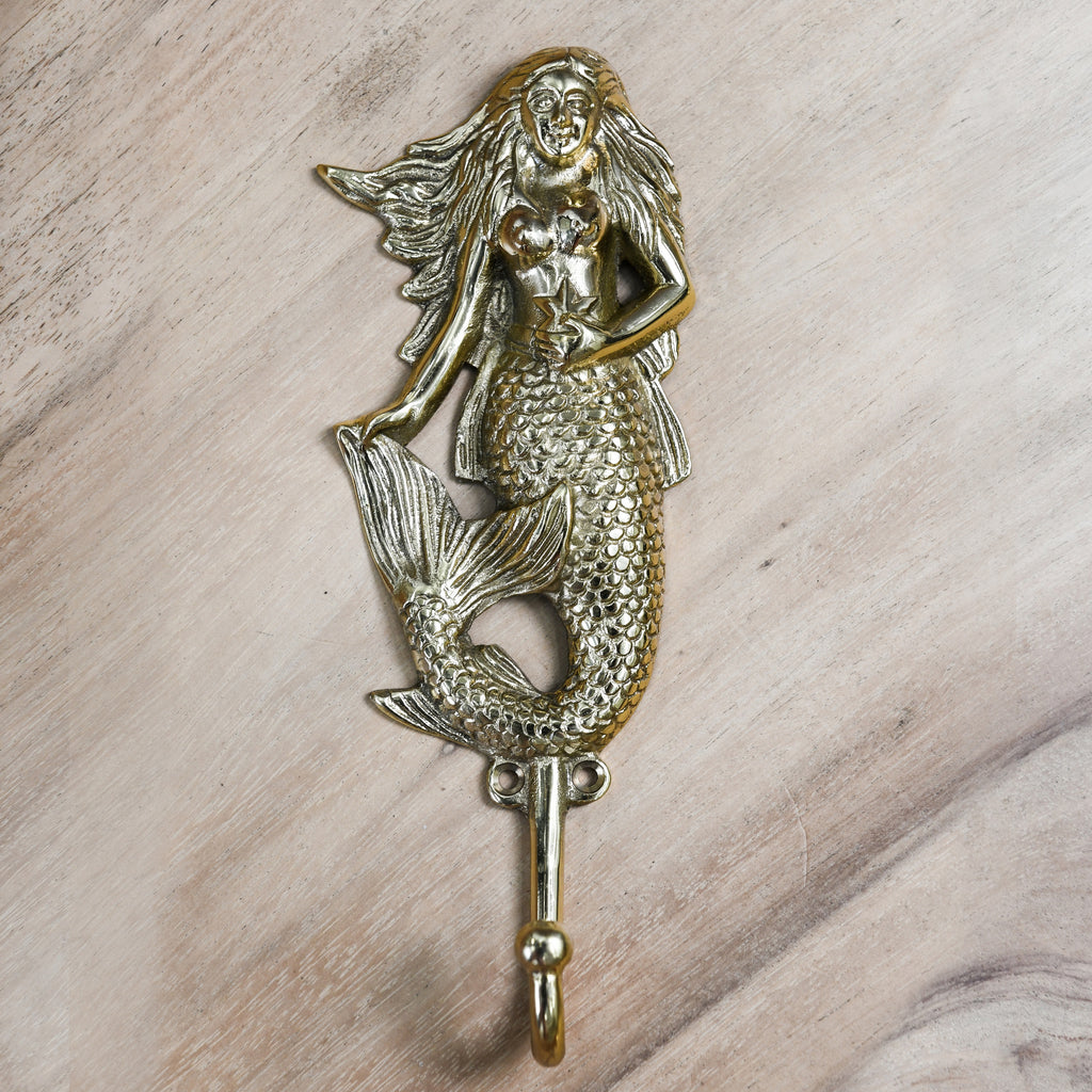 MERMAID HOOK | BRASS